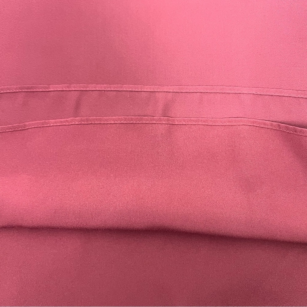 White House Black Market Women Pullover Summer Top Sz Medium Maroon Color Lined - Picture 7 of 9